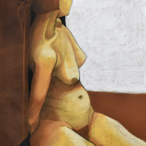 Mirando la Mañana - Pastel 100x70 2011
