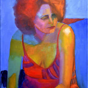Vestido Rojo óleo 50x40 2019