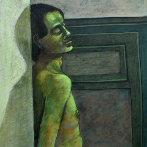 Esperando su llegada - Pastel 100x70 2013