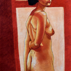 Entre Rojos - Pastel 100x70 2013
