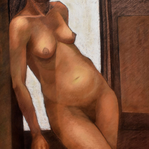 En el Umbral - Pastel 100x70 2013