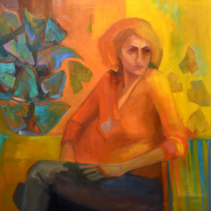Jardín de Invierno - óleo 80x80 2022