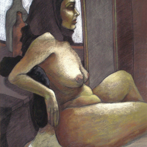Esperándote - Pastel 100x70 2013
