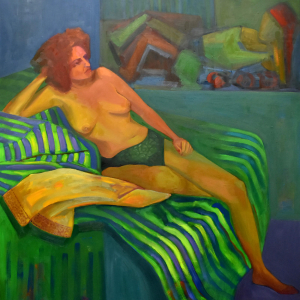 Doble Descanso - óleo 140x120 2022