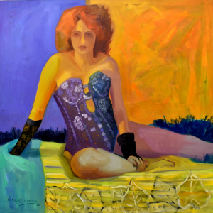 Guantes Calados - óleo 100x100 2022