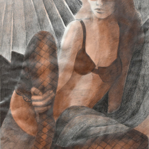 Pena de Bandoneón - Tinta y Lápiz 70x50 2007