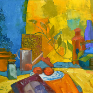 Planta Azul - Óleo 60x90 2023