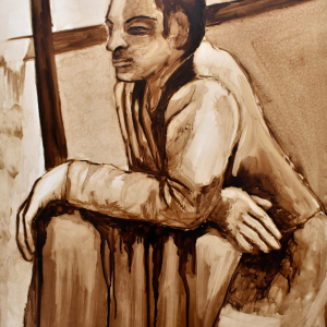 Descanso del Trabajador - Pintura Asfáltica 77x53 2006