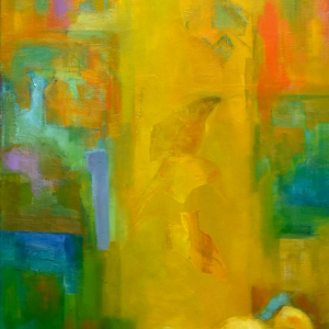 Sol de la Mañana en mi Cocina - óleo 100x60 2020