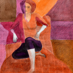 Medias Negras - Acuarela y Lápiz 57x46 2024