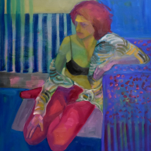 Medias Rosas - Óleo 100x80 2023