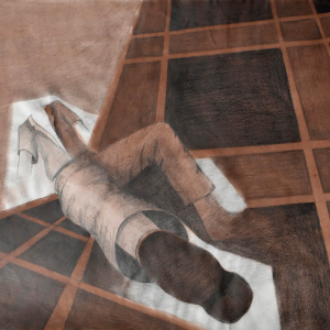 Ingreso al Túnel - Tinta y Lápiz 50x70 2007