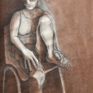 En la Silla - Tinta y Lápiz 70x50 2007