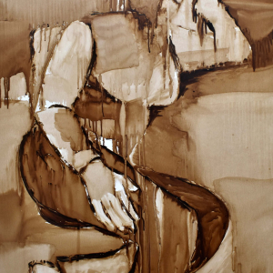 La Novicia - Pintura Asfáltica 77x53 2006