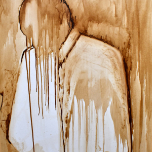 El Monje - Pintura Asfáltica 77x53 2006