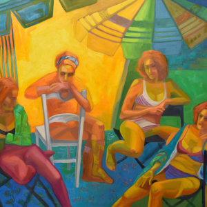 Melancólica Ausencia que nos Une - Óleo 130x160 Año 2024