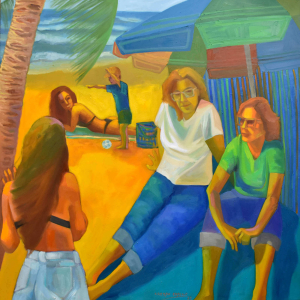 Tarde Compartida con Amigas - Óleo 130x130 Año 2025